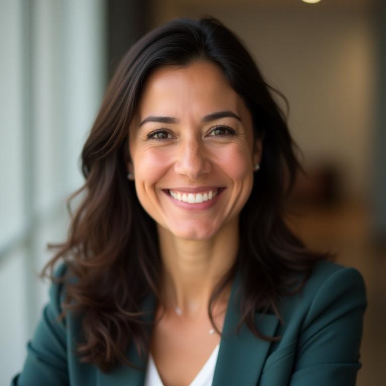 Fotografía de Ana Lucía Morales, Jefa de Éxito del Cliente en Aura Llanos